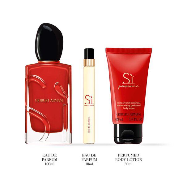 SI PASSIONE EAU DE PARFUM 100ML FESTIVE GIFT SET Armani Beauty KSA