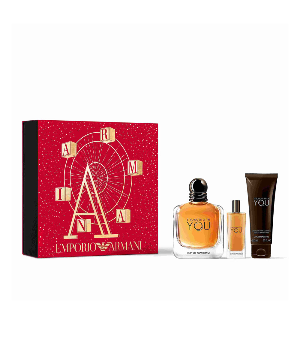EMPORIO ARMANI STRONGER WITH YOU EAU DE TOILETTE GIFT SET Armani Beauty KSA