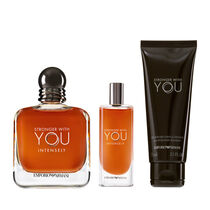 emporio armani stronger with you intensely 100ml gift set