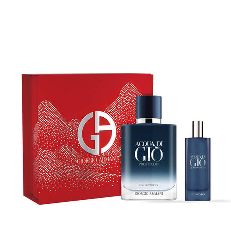 طقم هدية عيد الحب من عطر أكوا دي جيو بروفوندو أو دو بارفان 100 مل