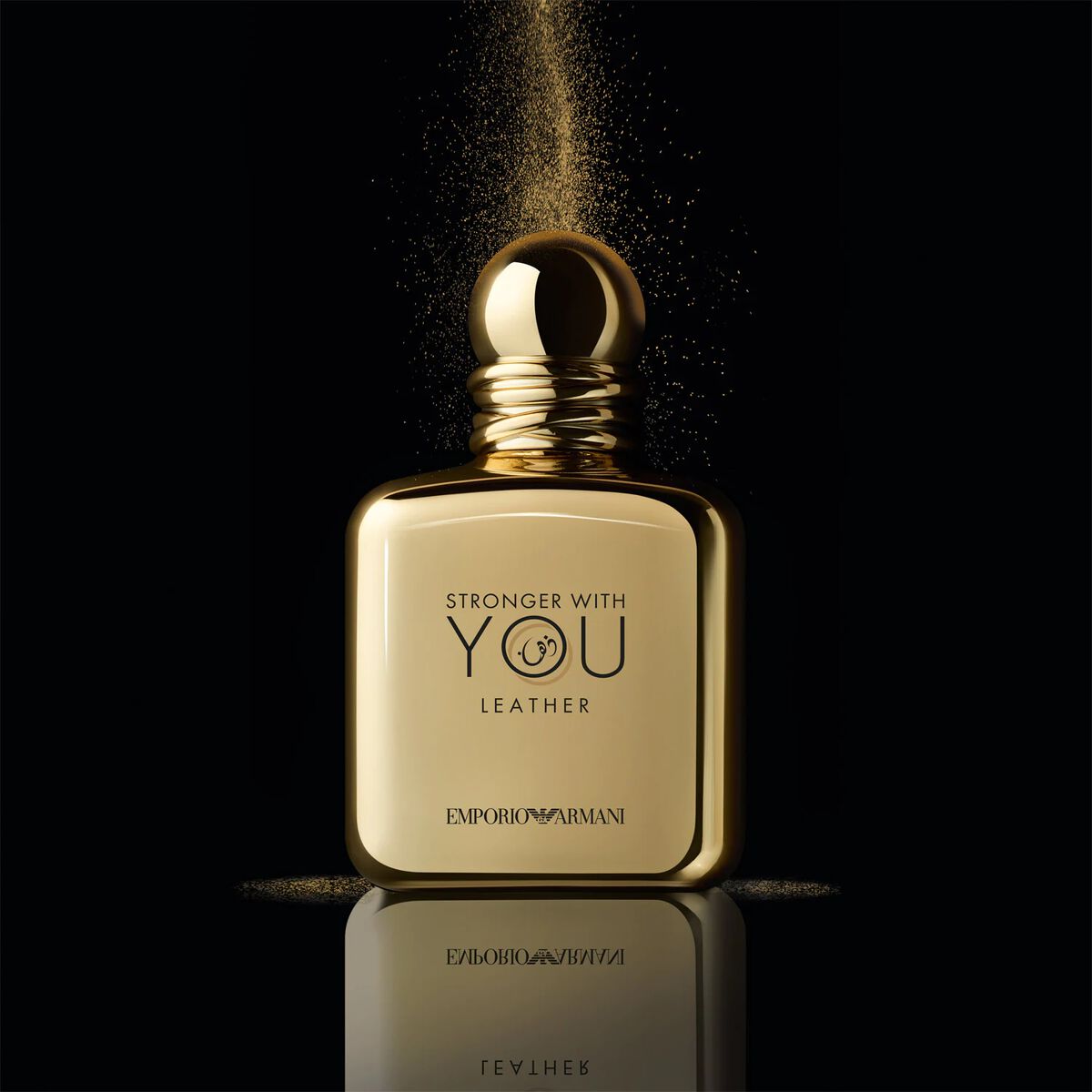 emporio armani stronger with you leather