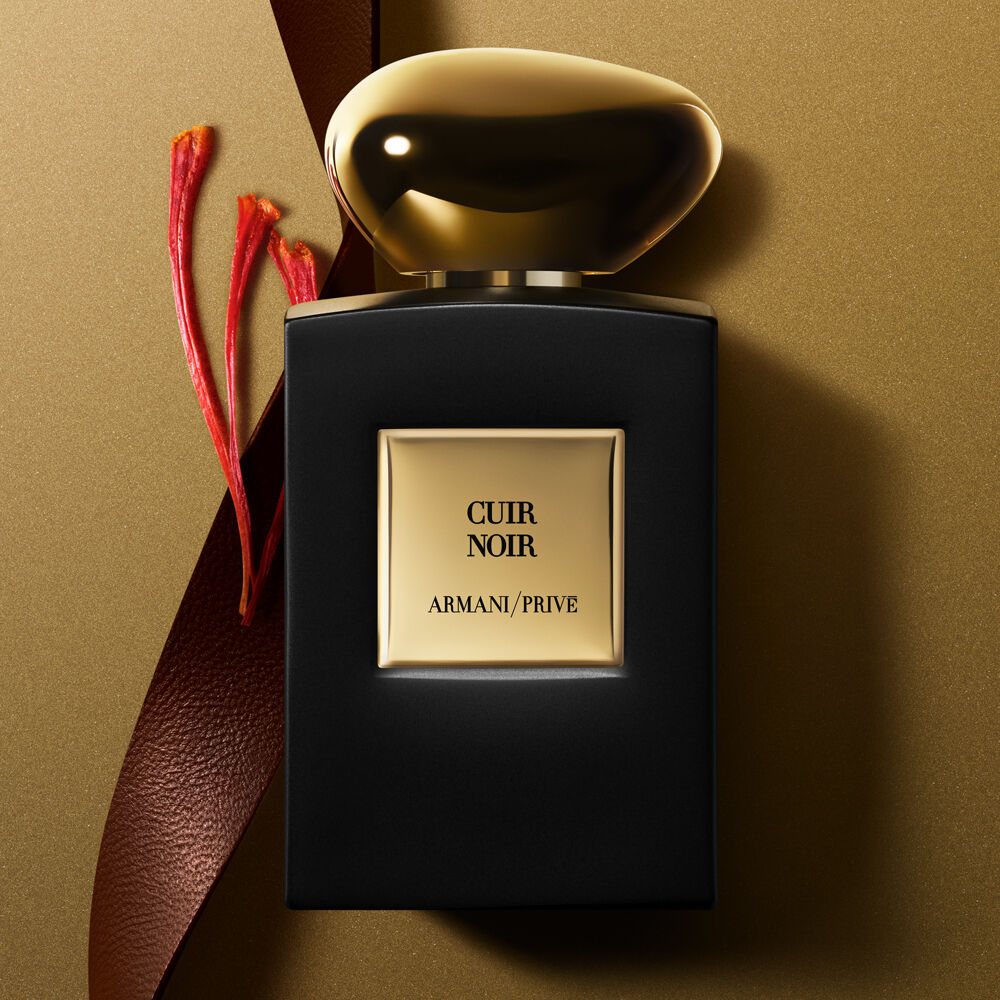 Cuir noir armani prive hot sale