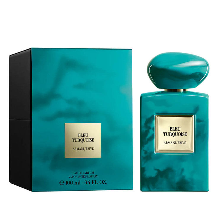 Armani code turquoise for her top
